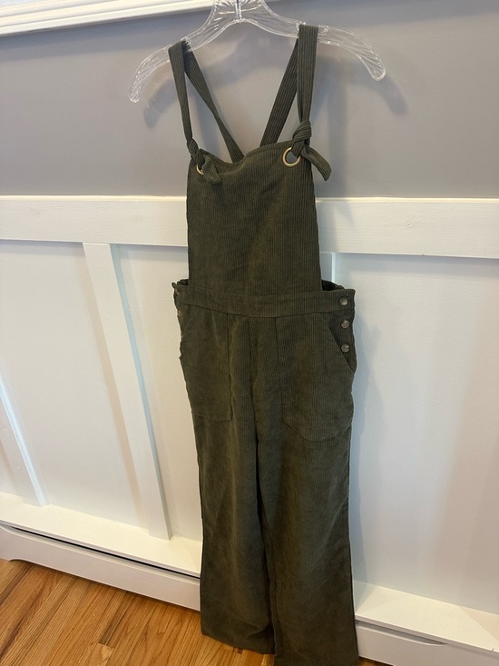 Cupshe Pants - CUPSHE Olive Green Corduroy Overalls Jumpsuit - Women's XS
